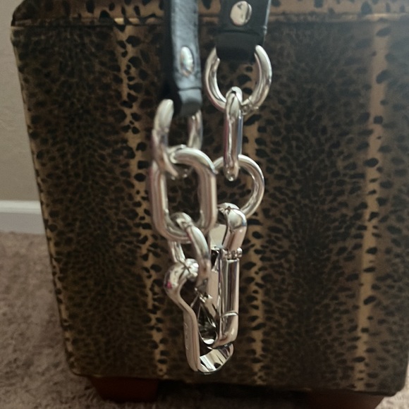 Black Coach Handbag with Sliver Hardware - Picture 6 of 6